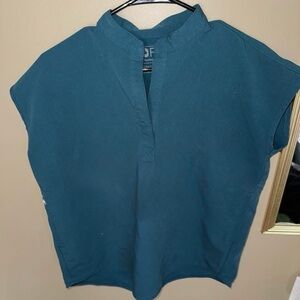 Figs Deep Teal Women's Scrub Top